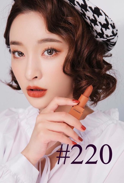 Son thỏi 3 CE màu cam nude 219