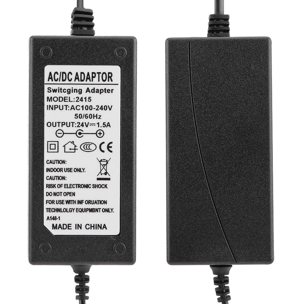 🌟Hàng Sẵn Bộ chuyển đổi nguồn điện 24V 1.5A AC cho bộ sạc xung Xe điện 100-240V