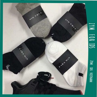 Set 10 đôi tất nam cổ ngắn chất dày dặn 90% cotton thoáng khí