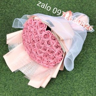 Hoa sáp thơm bó 50 bông.