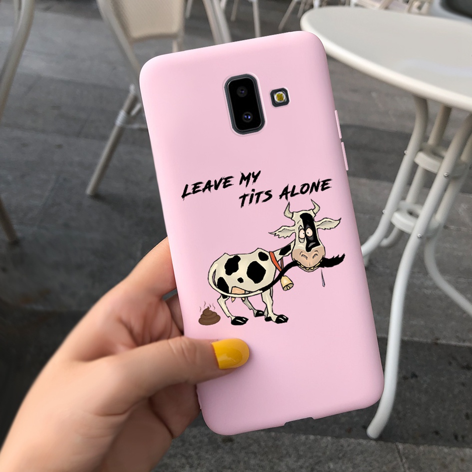 Ốp Điện Thoại Silicon Mềm In Hình Phi Hành Gia Dễ Thương Cho Samsung Galaxy A6 J6 Plus 2018 A600 A605G J600F J610G A6 + J6 +