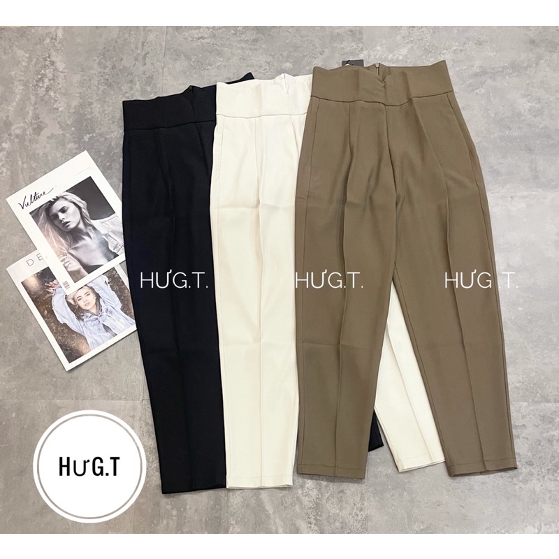 QUẦN BAGGY LỤA CẠP CAO TÔN DÁNG MS15292