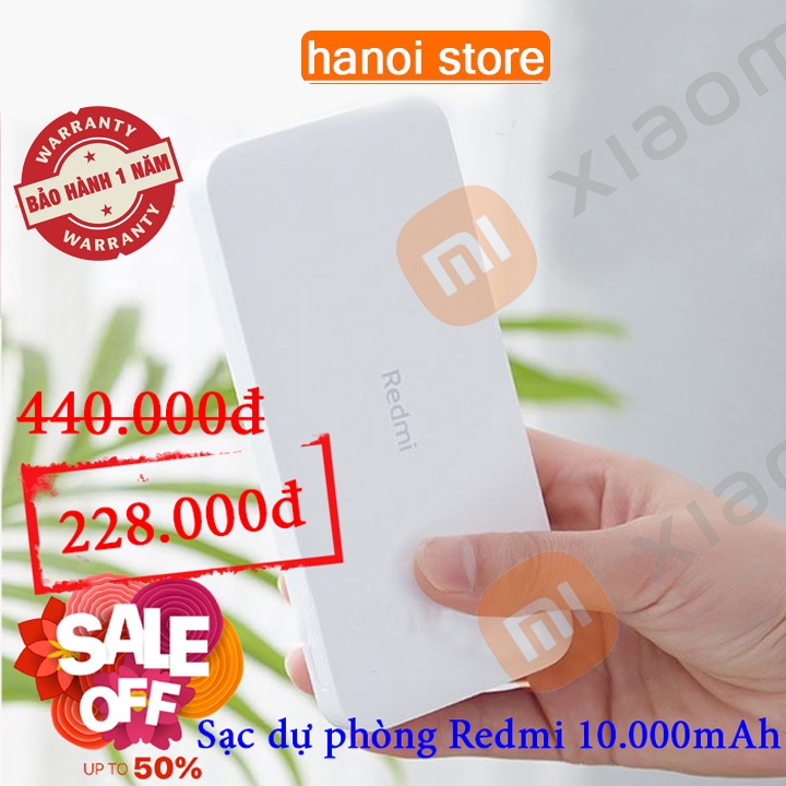 Pin dự phòng XIAOMI Sạc nhanh 18W 10000 mAh cho IP Samsung Oppo iPad