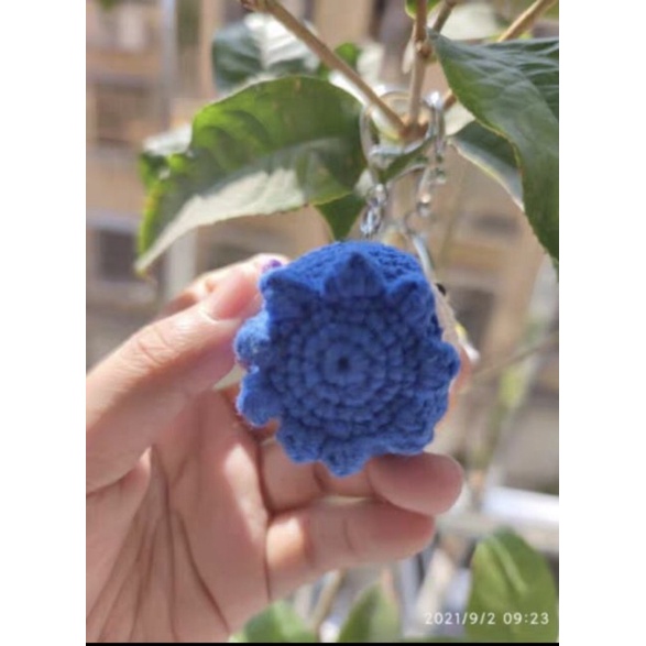 Móc khoá sứa biển, cam vàng