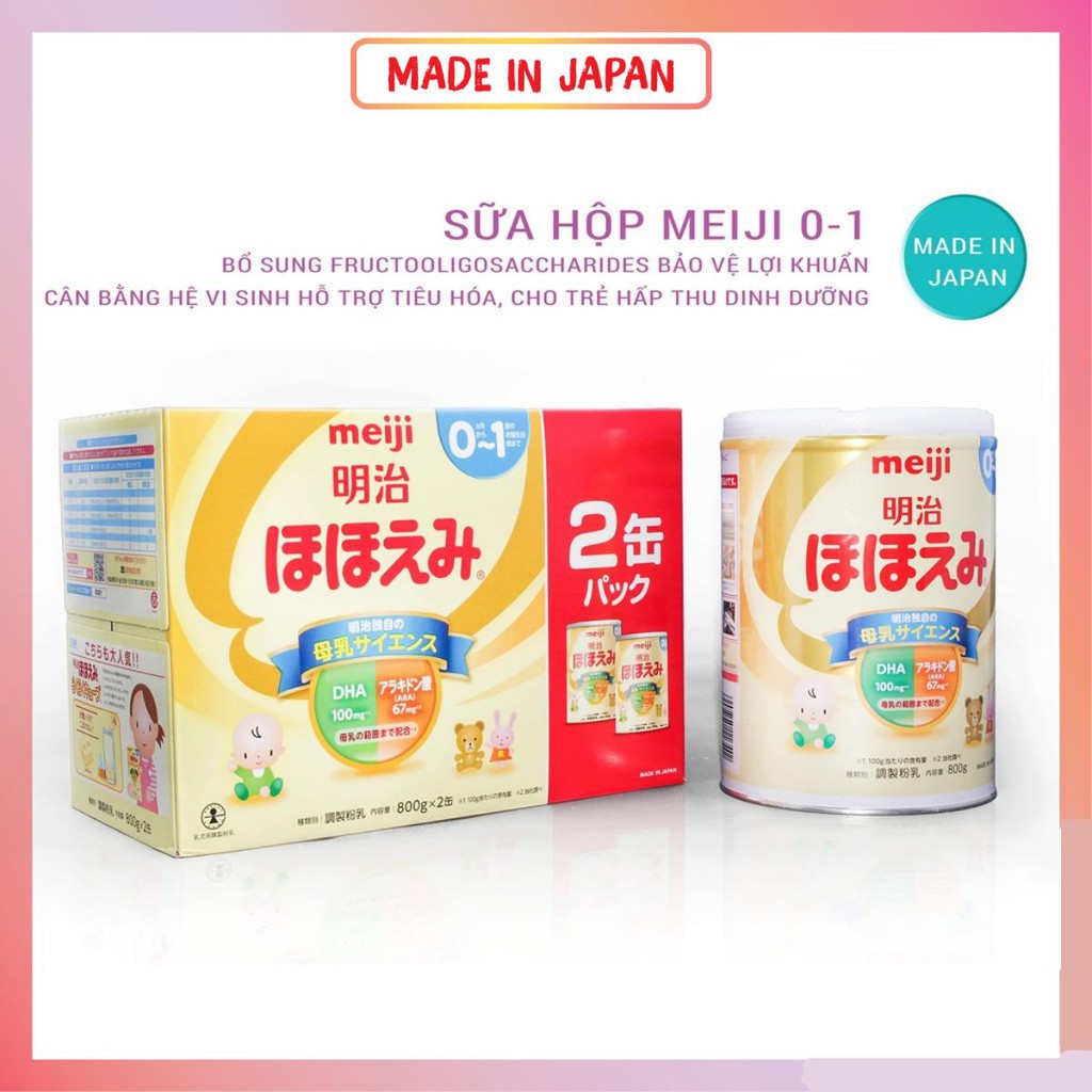 [NỘI ĐỊA NHẬT] [SET 2] SỮA MEIJI SỐ 9 NỘI ĐỊA NHẬT BẢN 800g