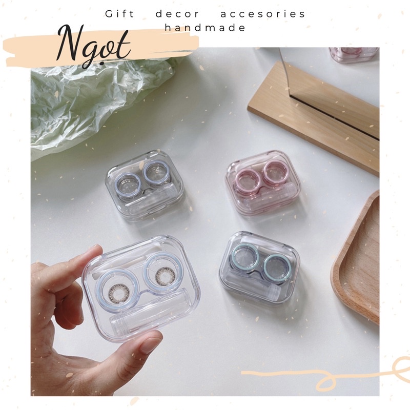 Hộp Đựng Lens Trong Suốt