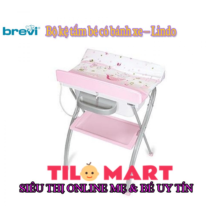 Bộ Kệ Tắm Bé Brevi Lindo BRE567