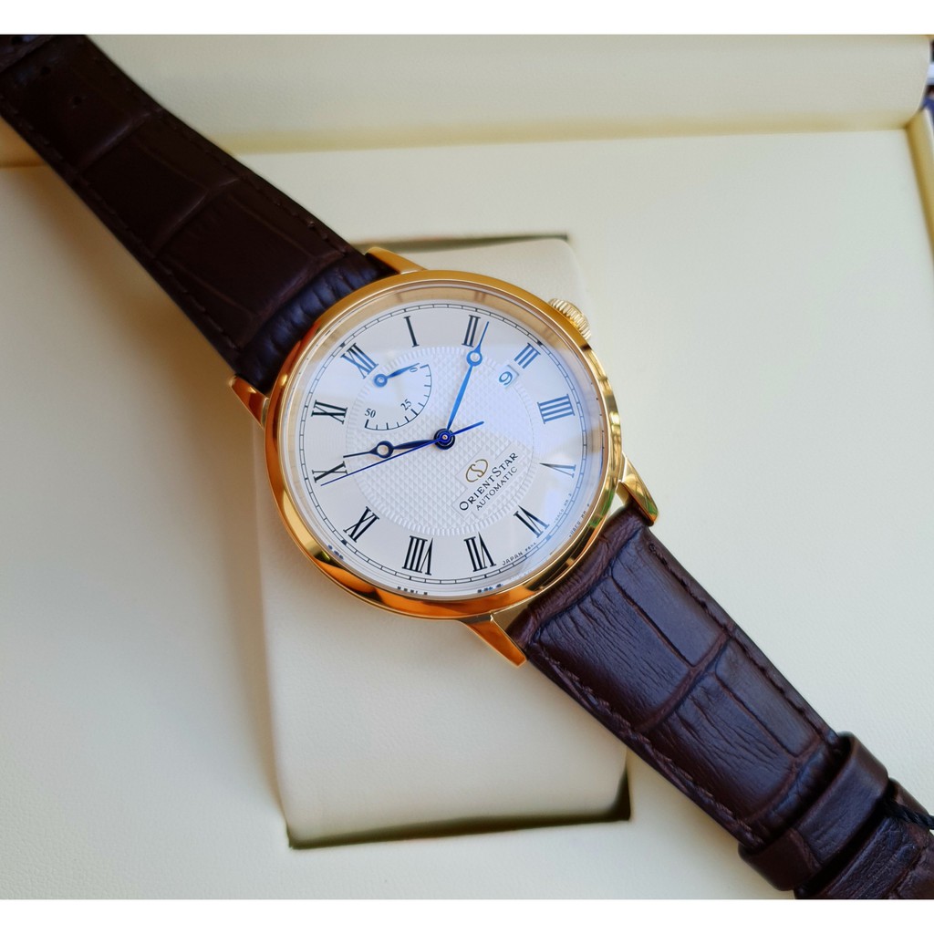 Đồng hồ nam Orient Star Elegant RE-AU0001S00B - Máy Automatic cơ mới trữ cót 50 tiếng.MADE IN JAPAN