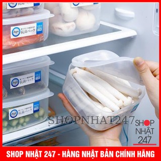 Hộp nhựa đựng thực phẩm, hộp đựng cơm văn phòng có thể trữ đông, dùng lò vi sóng Nakaya kháng khuẩn Ag+ nội địa Nhật Bản