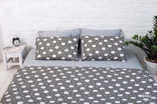 Vải thô mặt lụa hình đám mây 1m*1,6m