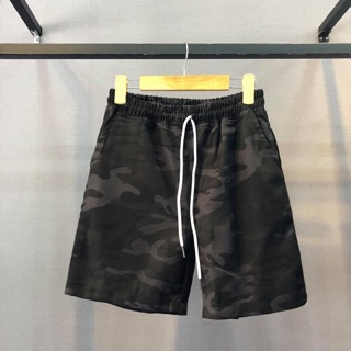 Quần short kaki rằn ri nam nữ unisex