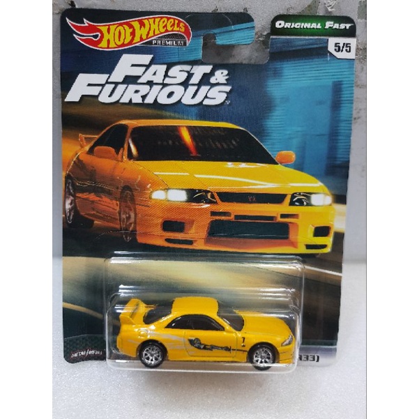 Xe Hot Wheels real riders Nissan Skyline GTR R33 series fnf , hàng hiếm