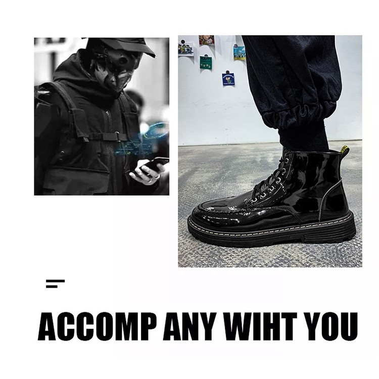 Giày Bốt Da Cổ Cao Thời Trang Anh Quốc Dành Cho Nam 2021 | BigBuy360 - bigbuy360.vn