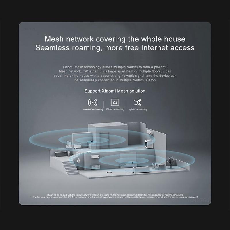 Bộ phát Wifi Router Xiaomi AX3000 RA82 Mesh Routers Wifi6 2.4G 5.0 GHz Full Gigabit 5G - Minh Tín Shop