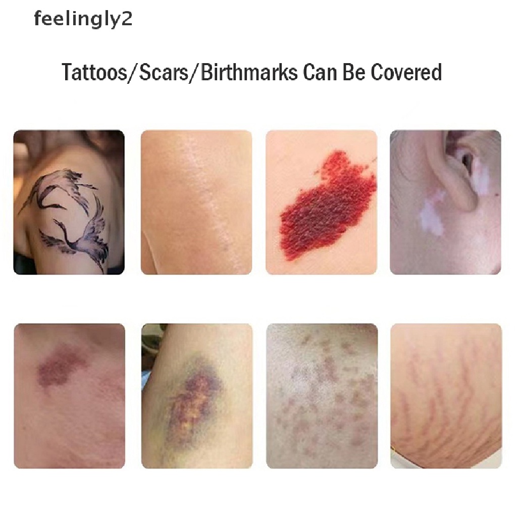 Set 6 Cuộn Băng Keo Dán Hình Xăm Che Khuyết Điểm Toàn Thân Chống Nước