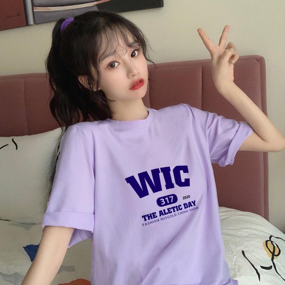 Áo Thun Tay Lỡ In Nhiệt WIC 317 form Unisex nam nữ phong cách Ulzzang - ATIN20 | BigBuy360 - bigbuy360.vn