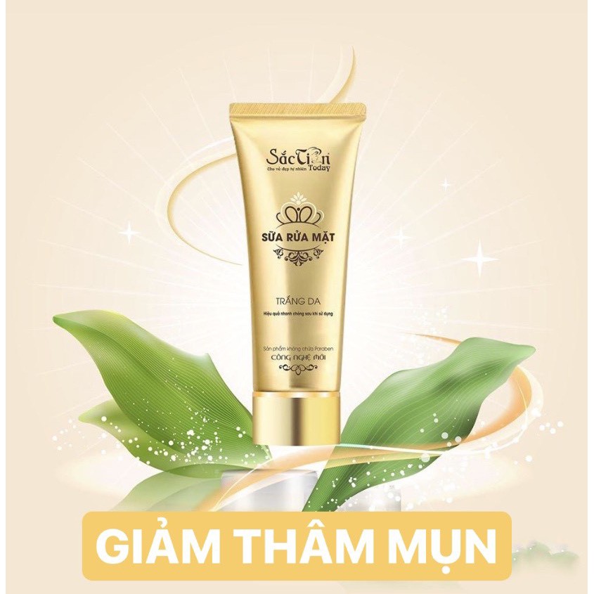 Combo Kem nám trắng da tàn nhang đồi mồi Sắc Tiên Today 8g - 15g - 18g -25g - 30g và Sữa rửa mặt Sắc Tiên Today 100ml