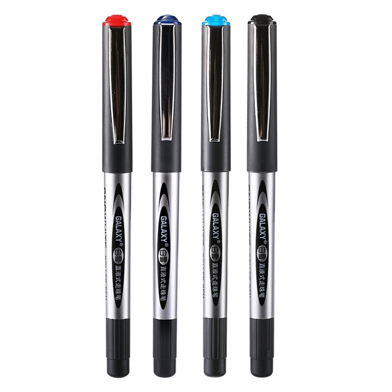 1 bút bi mực gel ngòi 0.5mm màu xanh dương/đen/đỏ/xanh dương/đỏ
