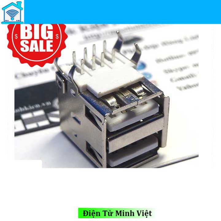 Đầu USB A Đôi Cái Cắm