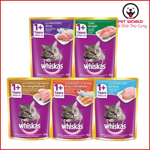 Pate dành cho Mèo Whiskas 80g đủ vị