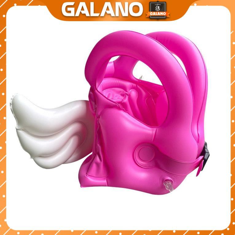 Phao Bơi Cho Bé GALANO Phao Tập Bơi Cho Bé Có Khóa An Toàn Bơi Lội Hình Đôi Cánh Thiên Thần SS-001263