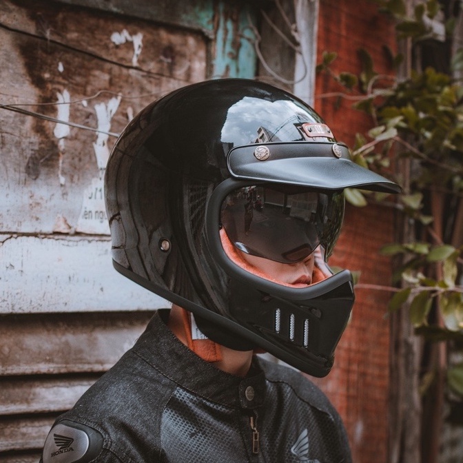 Kính âm thay thế mũ bảo hiểm Bulldog Beagle/ Bulldog Dogo/ YOHE 890 Navi - BIKER 176 - Mũ bảo hiểm chính hãng Vũng Tàu