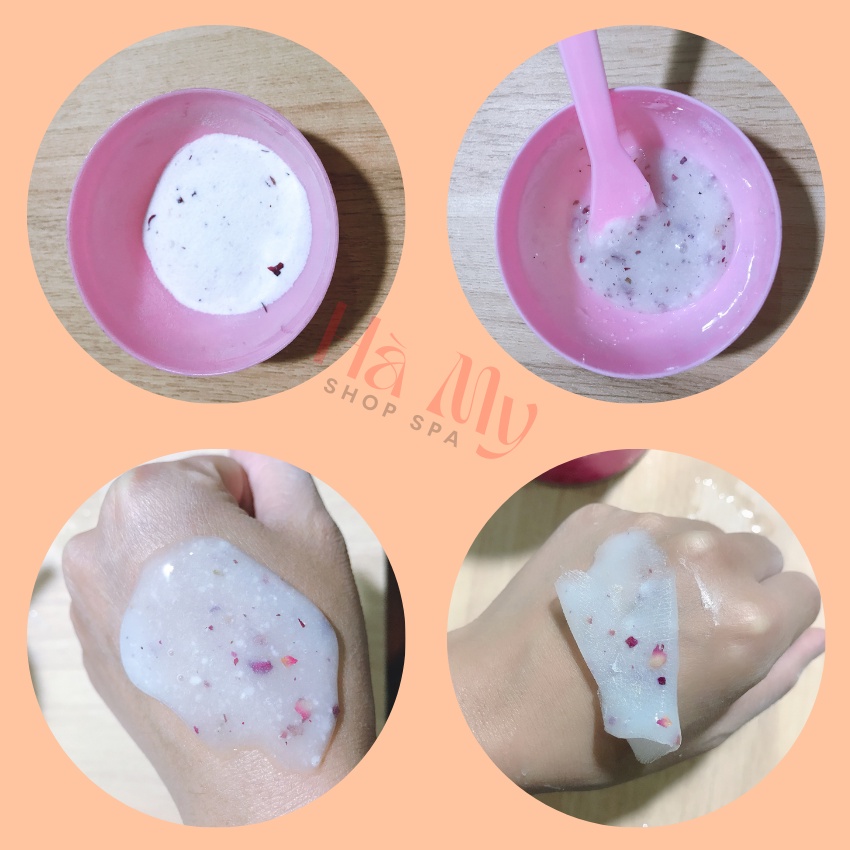Mask Bột Mặt Nạ Dẻo Hoa Hồng Collagen Trắng Sáng, Mờ Thâm, Giảm Nám 100/500g
