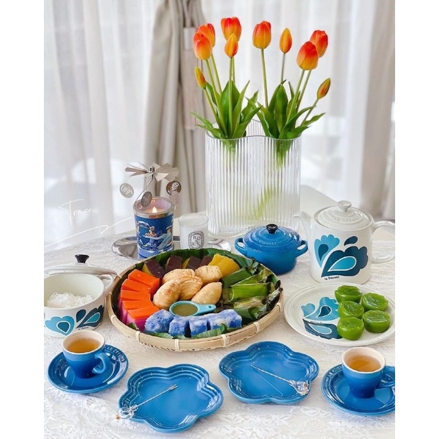 Sẵn Bộ chén bát đĩa sứ LC đỏ xanh vàng tím nhiều kiểu dáng, bát đĩa sứ decor cao cấp
