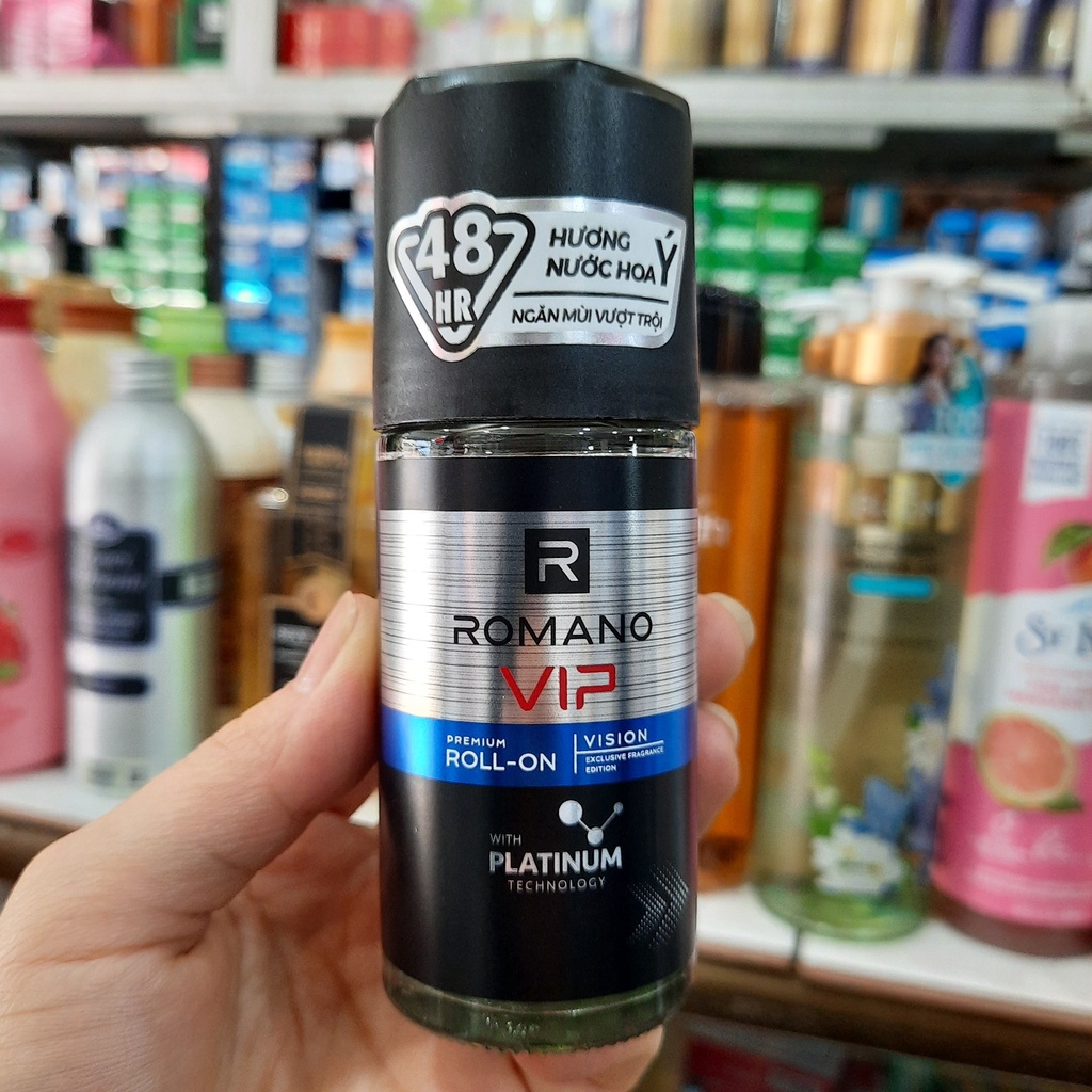 Lăn khử mùi cao cấp Romano Vip Vision sang trọng cuốn hút 50ml