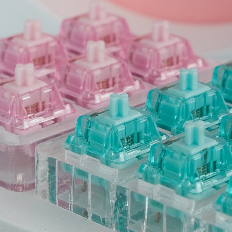 JWK PINK JADE linear ICE JADE tactile Switch Công Tắc Bàn Phím Cơ Jwk Switch - Polabe Store