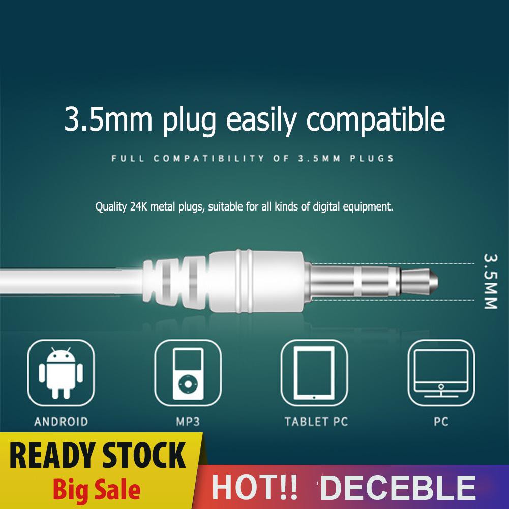 Tai Nghe Nhét Tai Jack 3.5mm Âm Thanh Stereo Sống Động