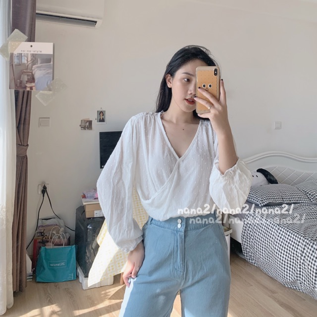 Áo thô vạt croptop