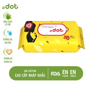 Khăn ướt vệ sinh chăm sóc da DOT 20 tờ/gói