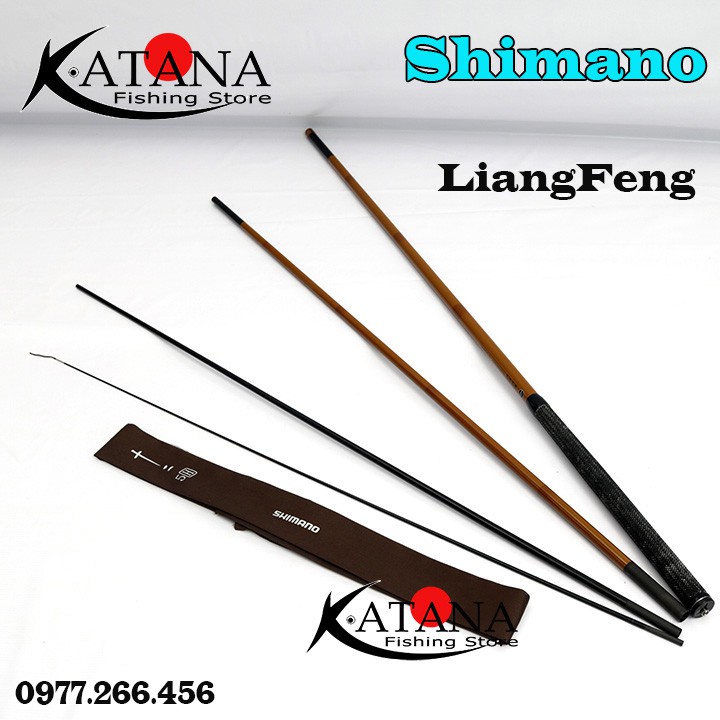 Cần Câu Tay SHIMANO LiangFeng( Lương Phong ) 5H - Lóng Giả Trúc, Tay Quấn Vải 3m6