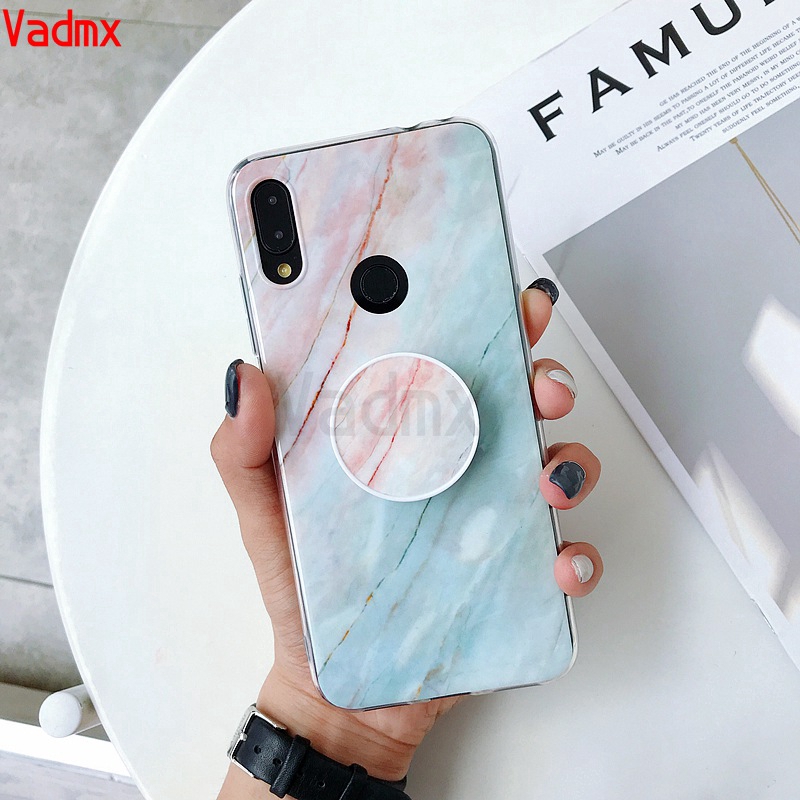 Xiaomi Mi 9T Pro Redmi K20 Pro 6 Note 7 6 5 Phone Case Marble Holder Cloud Fashion Luxury Soft Silicone TPU Cover