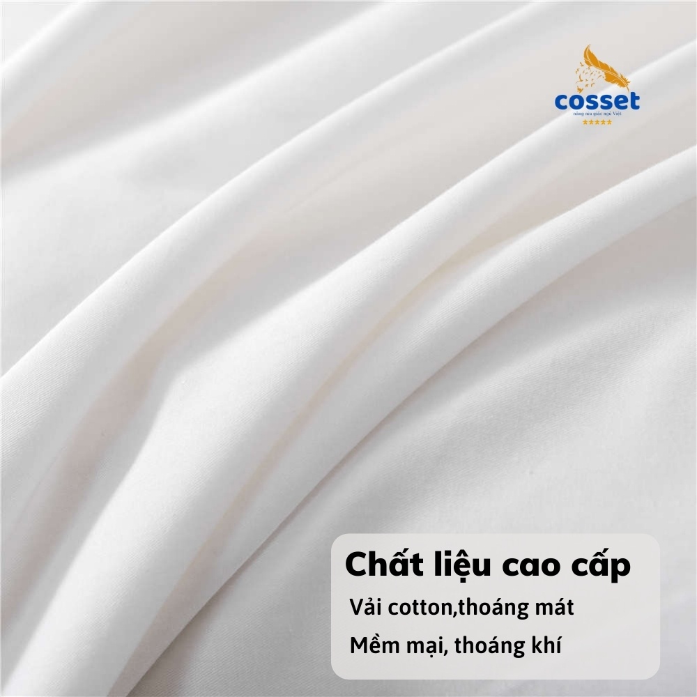 Chăn Ga Cao Cấp T300 Trắng Trơn 100% Cotton Bộ Chăn Ga Gối T300 Trắng Trơn Này Có Đến 95% Khách Sạn 4-5 Sao Tin Dùng