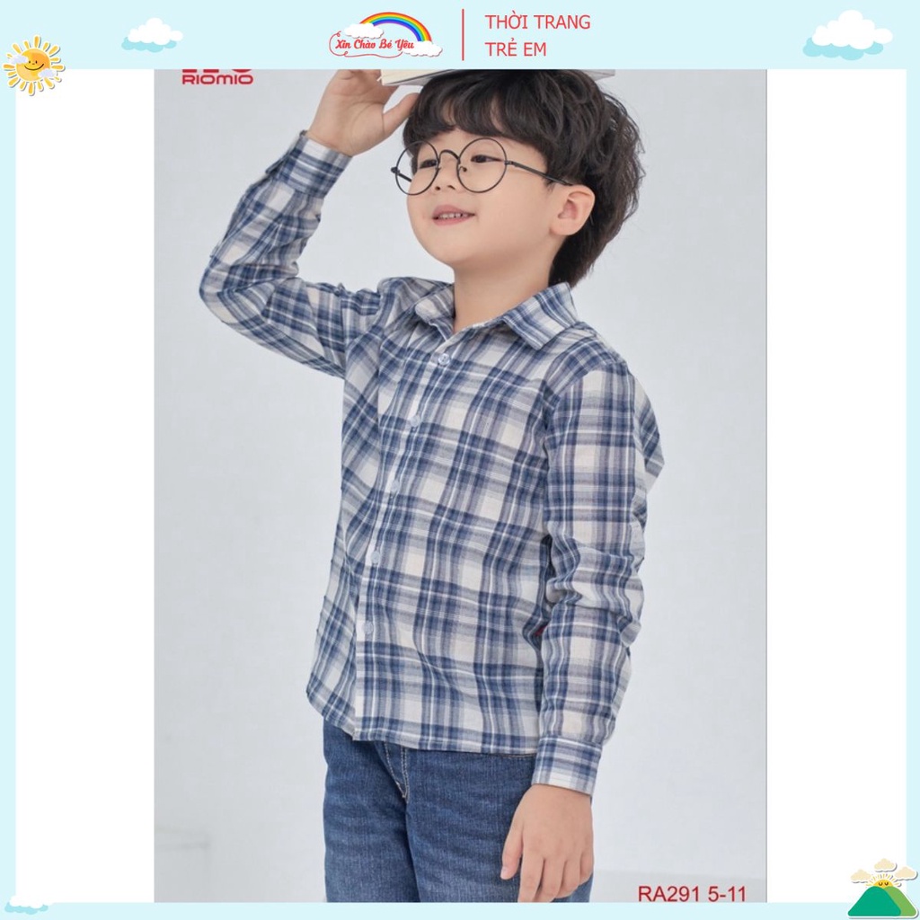 Áo sơ mi 𝐃𝐨𝐧𝐚𝐥𝗱 sang xịn mịn cho 𝐛𝐞́ 𝐭𝐫𝐚𝐢 𝐑𝐀𝟐𝟗𝟏