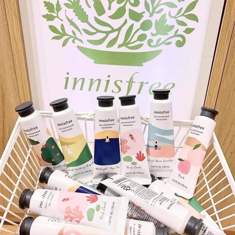 BẢN MỚI 2023 Kem dưỡng da tay nước hoa INNISFREE JEJU LIFE PERFUMED HAND CREAM - LAMII BEAUTY