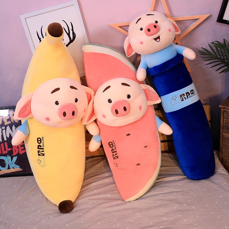 Gấu Bông Gối Ôm  Mặt Heo Cute | Gấu Bông Hama