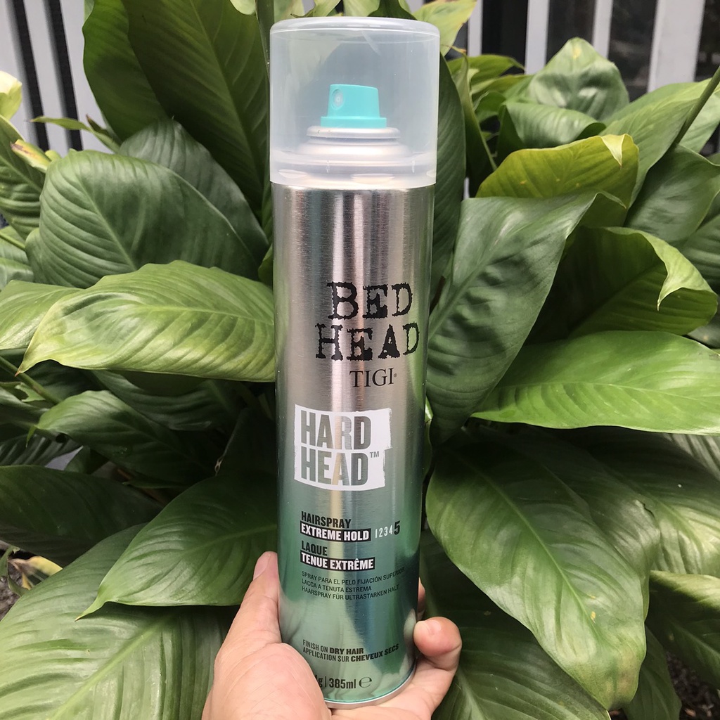 Xịt siêu cứng, giữ kiểu lâu bền Tigi Bed Head Hard Extreme Hold Hairspray 385ml