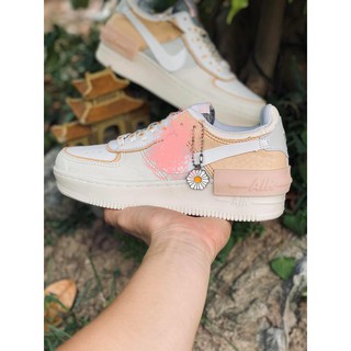 [Có Hộp+Bill ]Giày Sneaker nữ Hoa Cúc Màu Cam Cá Tính