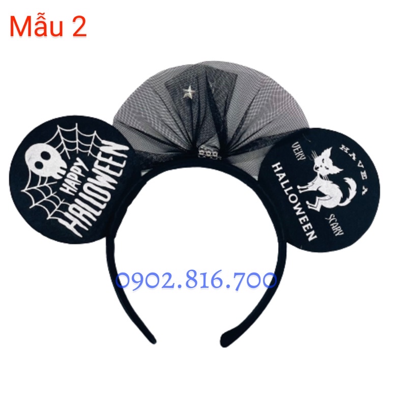 Cài nón - cài sừng - cài hoá trang phù thuỷ HALLOWEEN cho bé gái