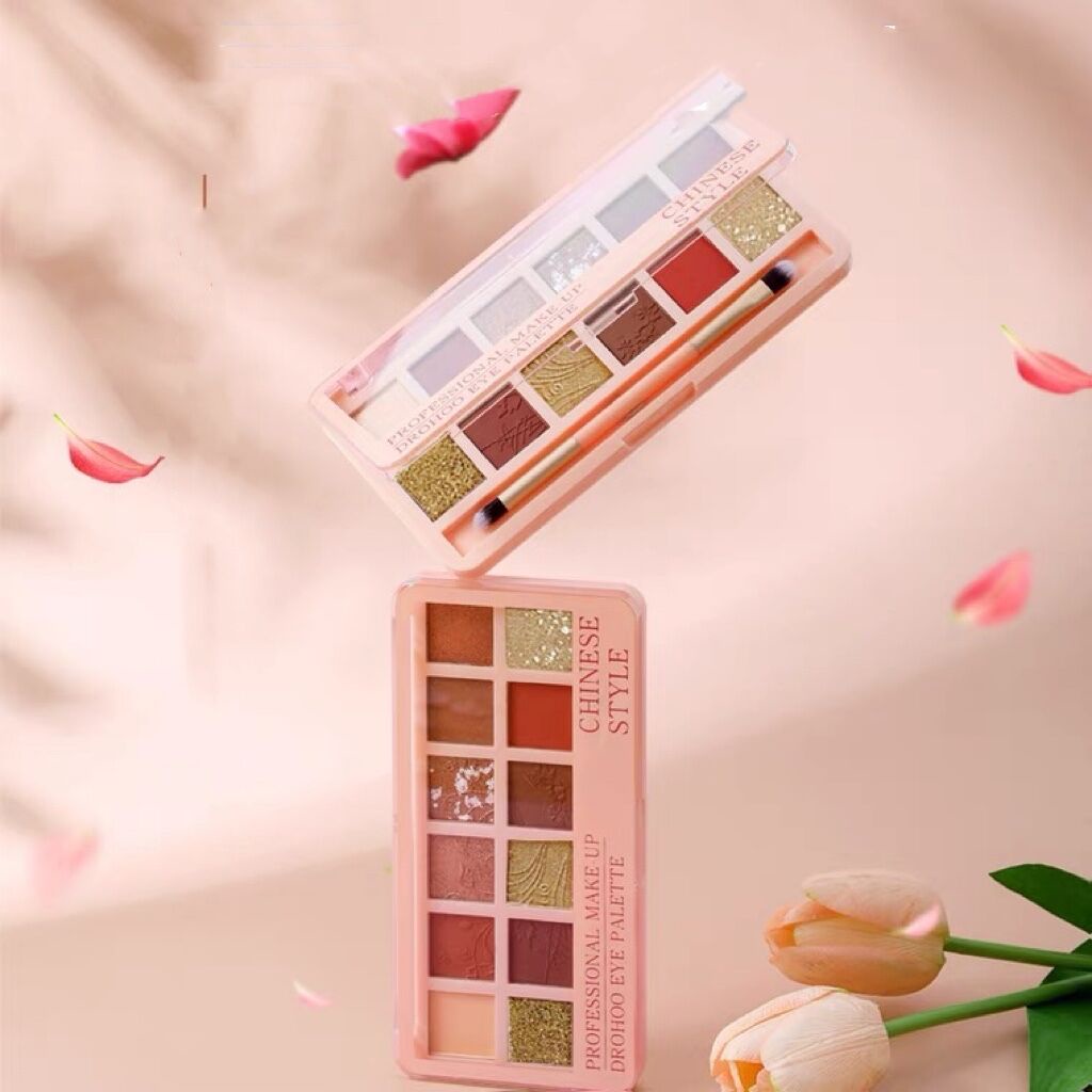 Bảng Phấn Mắt 16 Ô Eye Shadow Lemon Tea Có Ánh Nhũ Lấp Lánh