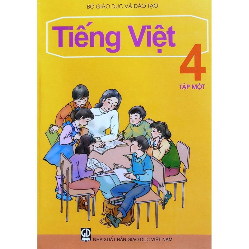 Tiếng Việt lớp 4 tập 1(Bao kính,  dán nhãn)