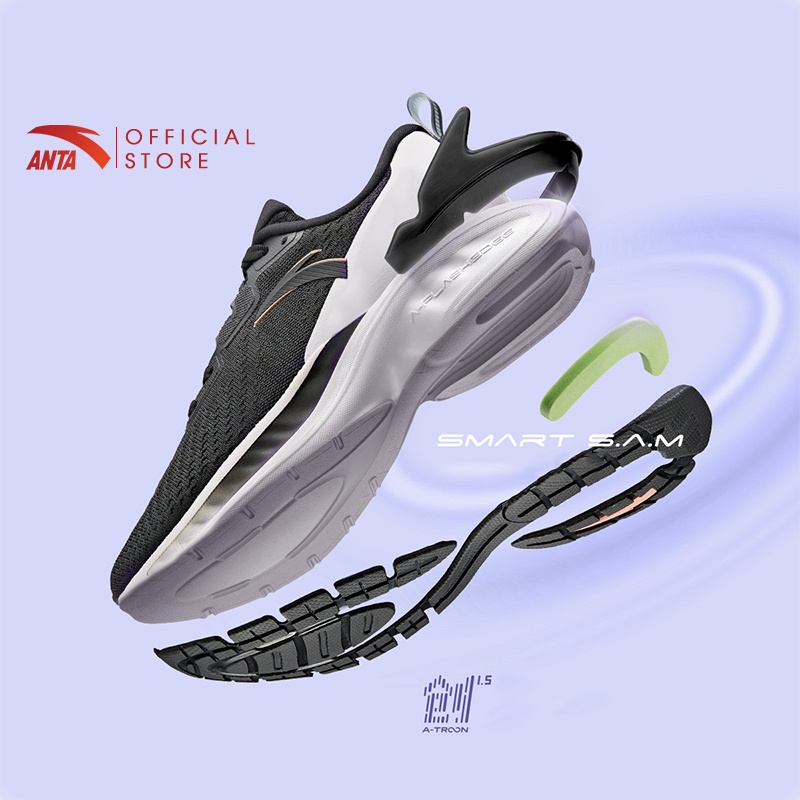Giày chạy thể thao nữ Running Shoes Anta êm chân, chống trơn trượt 822135586-1
