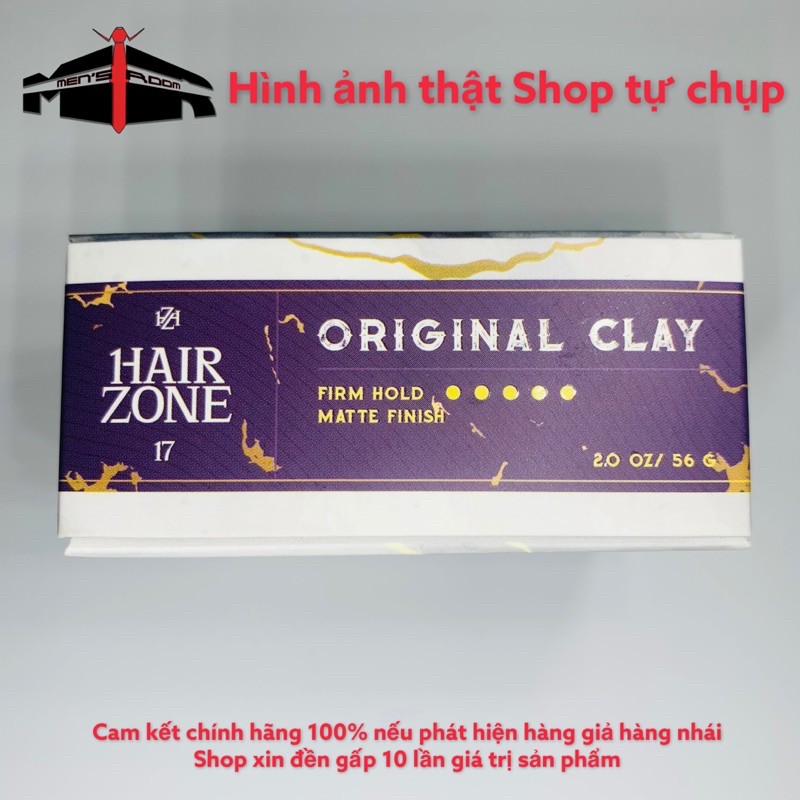 Sáp Wax vuốt tóc nam Original clay Hair zone + Mua kèm Deal Sốc với giá 0đ Bột tạo phồng tóc SEVICH cho Nam và Nữ