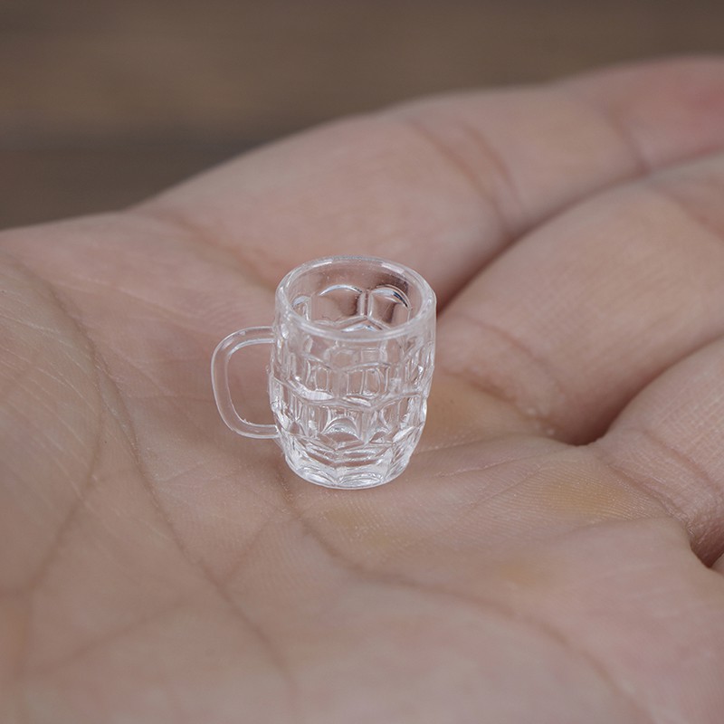 Set 2 Ly Rượu mini Tỉ Lệ 1: 12 Cho Nhà Búp Bê