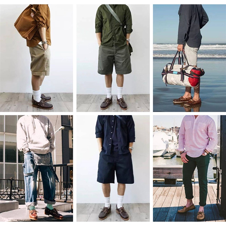 Giày da công sở MADEN 1935S cổ thấp phong cách Anh Quốc thời trang mùa hè cho nam