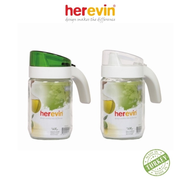 Bộ 2 Bình Rót Dầu Thuỷ Tinh Herevin 660ml - HUGI151180-205