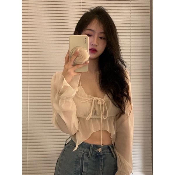 Áo kiểu tiểu thư quyến rũ